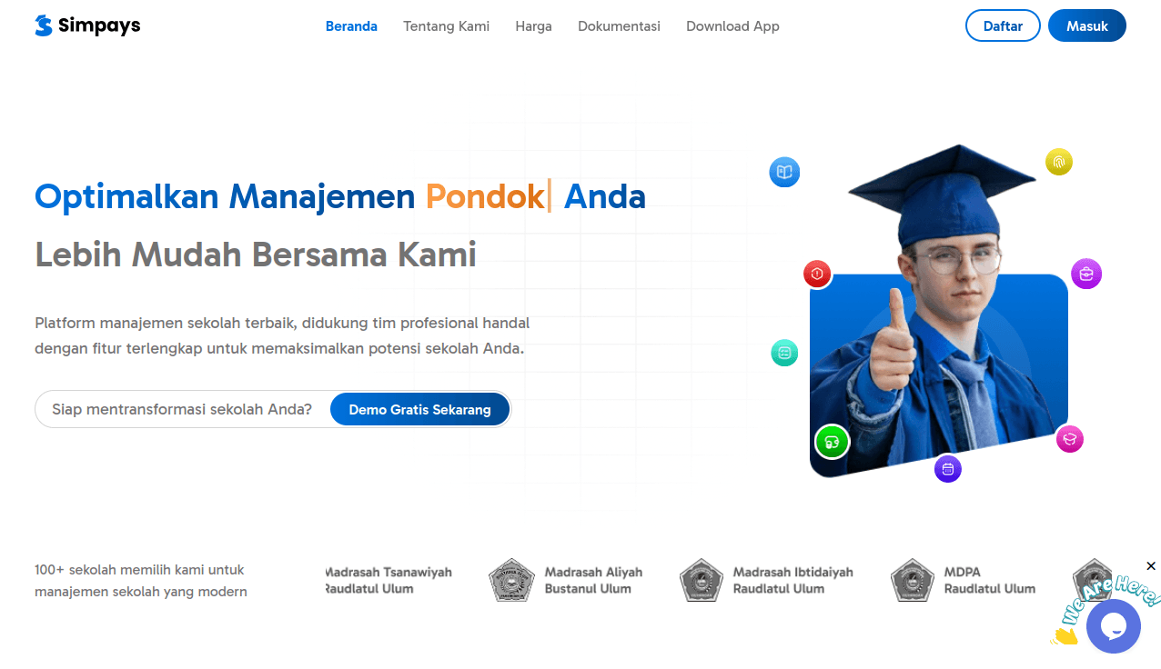 Landing Page Simpays