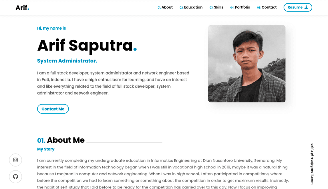 Website Portfolio v1